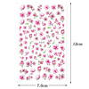 Nail stickers, adhesive fake nails contains rose for nails, suitable for import