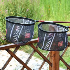 Wholesale Aluminum Alloy Fishing Net Head with Fine Mesh, 35-40 cm, Zippered Mesh Bag – Detachable Honeycomb Design for Fishing Gear and Fish Catching