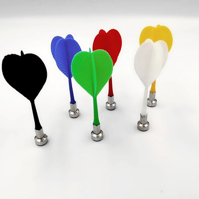 [Small wholesale]Magnetic head electroplate Bright Super Magnetic force magnetic Darts 85mm Six color 6.7g
