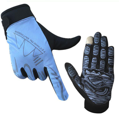 夏季冰丝防晒薄款透气户外登山健身骑行男女春秋跑步运动触屏手套|ms