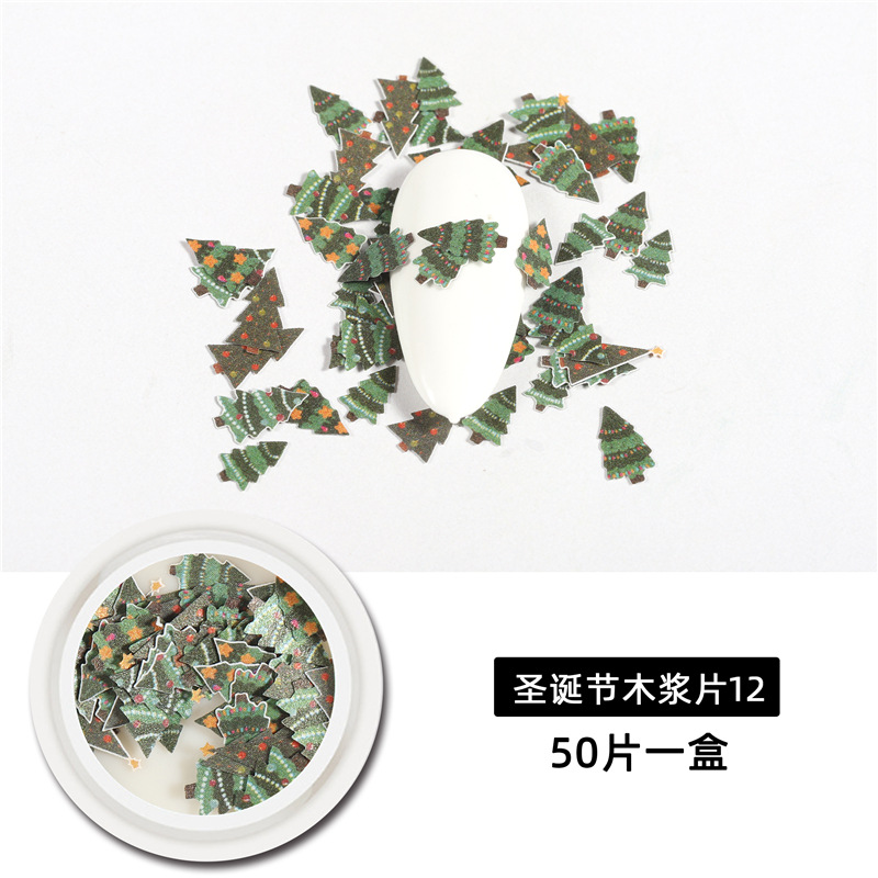 Pieza de pulpa de madera de Navidad 012