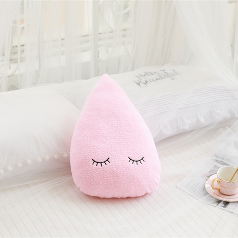 INS Sky series almohada de peluche de juguete nube Luna gotas de lluvia estrella de cinco puntas sofá cojín decoración de la habitación de los niños