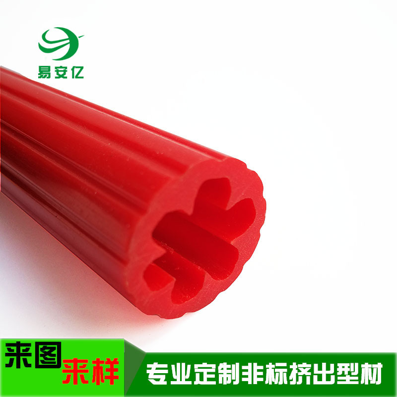 东莞厂家专业生产ABS六孔线管 内齿轮空心管 ABS高难度异型管
