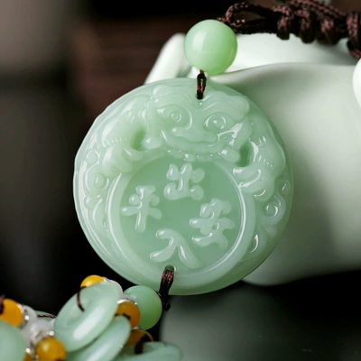 Car pendant jewelry safe buckle out of peace Guanyin Buddha lucky brave car decorations pendant (Car hanging) - safe-entry-and-exit