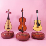 (Трансграничная торговля), ретро классическая музыкальная шкатулка, музыкальные инструменты, скрипка, крутящаяся гитара, ностальгия, новая коллекция