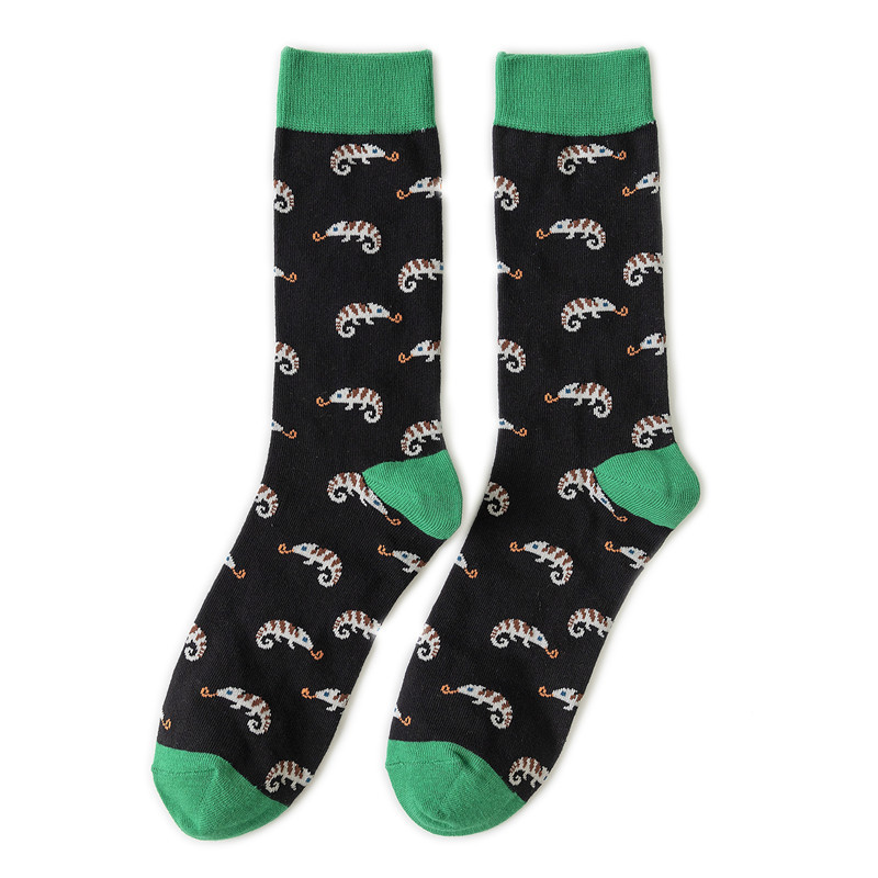 65g Weight Socks Classification Socks Lingerie Type Cotton (more than 50%) Fabric Type A Pair Quantity Casual, Daily Occasion Animal, Color Block Pattern All Seasons Season Unisex Gender Cute Style A Pair Cute Unisex Animal Color Block Cotton (more Than 50%) Crew Socks 15