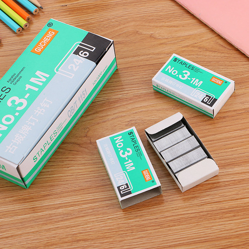 High-quality No. 12 staples, standard model office binding staples 246 staplers, 1000 pieces boxed