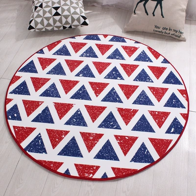 computer chair floor mat living — Avtomobil döşəmə paspasları - triangle-80cm-diameter-round