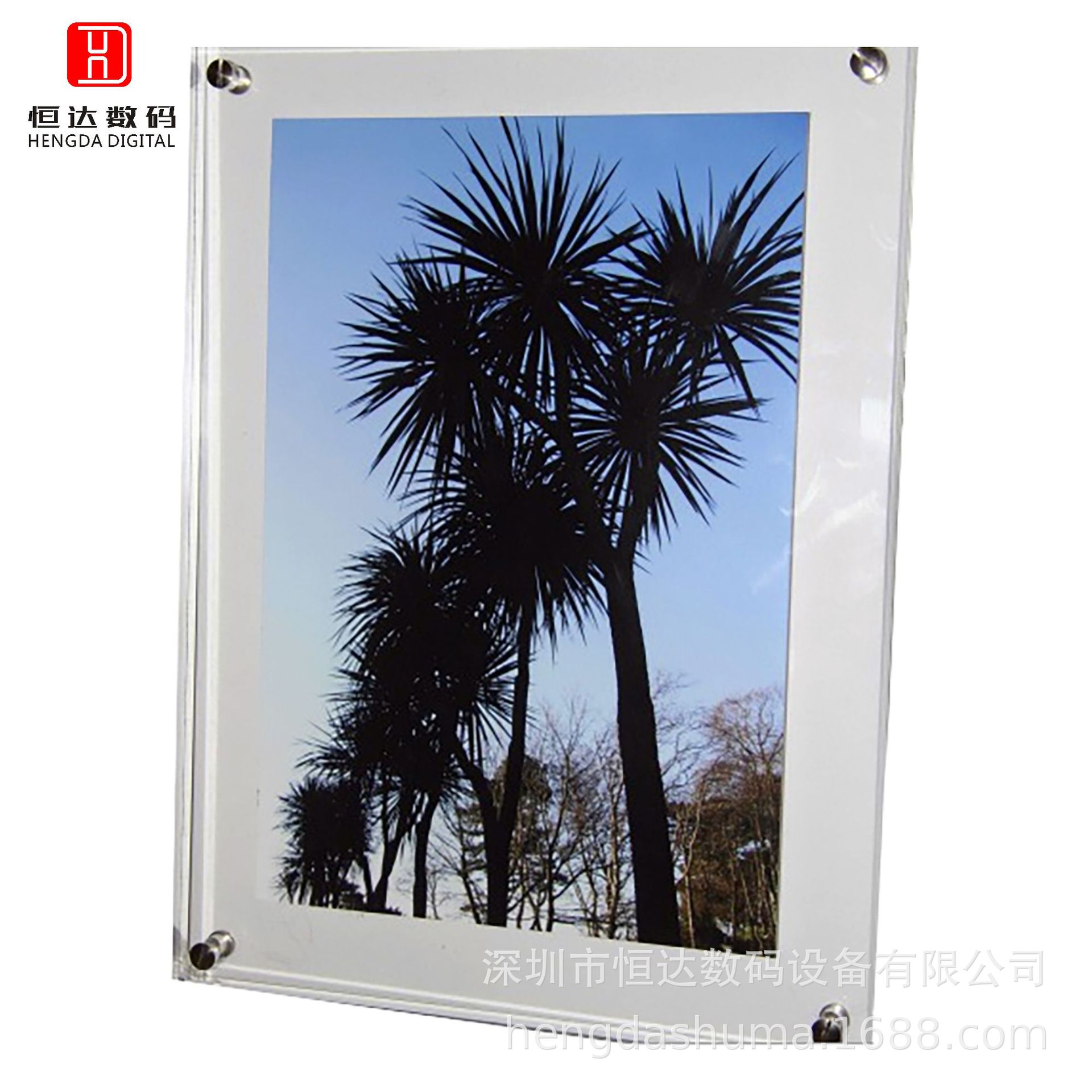 深圳松岗有机玻璃四色印刷亚克力标牌UV打印彩绘喷绘个性印刷加工