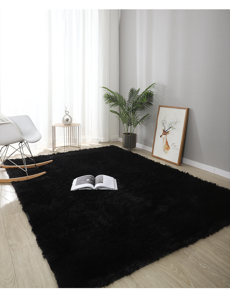 方形长毛地毯_12