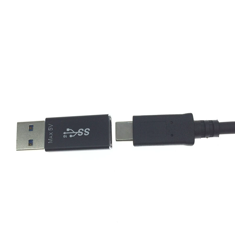 Адаптер Android 3.1 Type-C на USB3.0, переходник USB-C для подключения Micro5P, поворотная головка Type-C