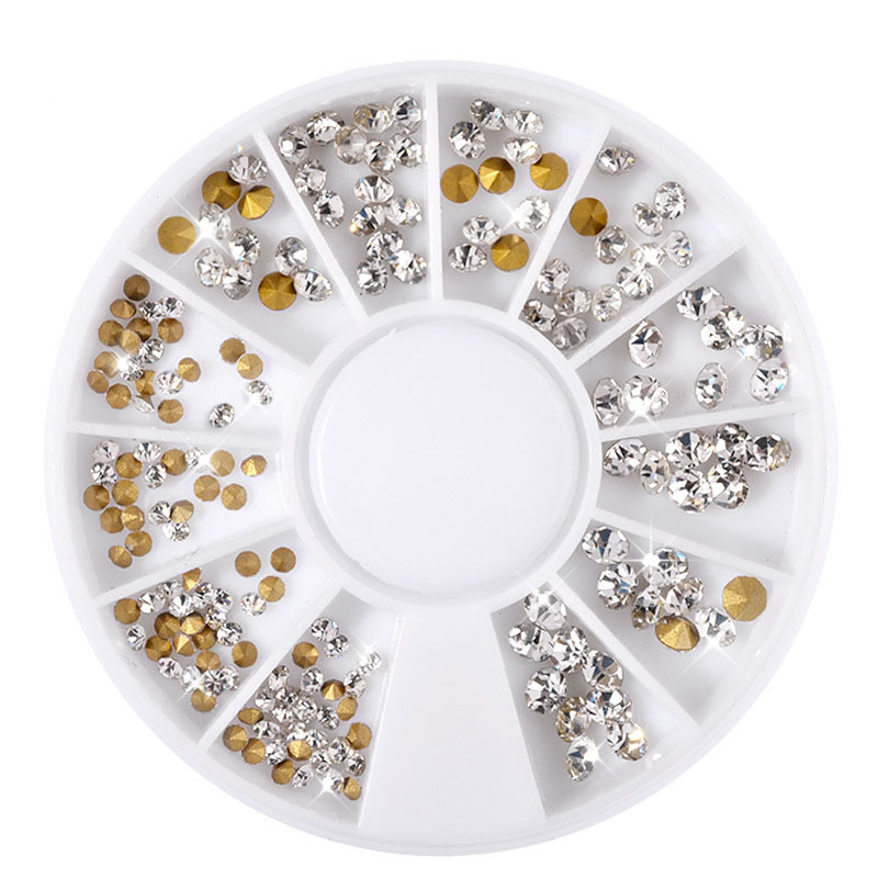 Shiny Geometric Rhinestone Nail Decoration Accessories Nail Supplies display picture 6