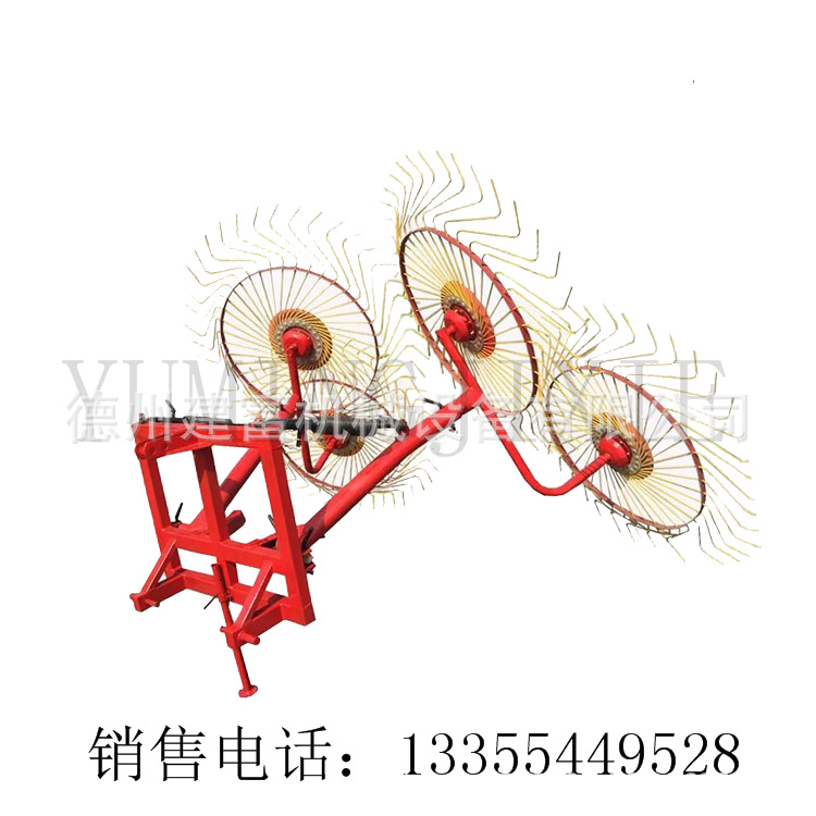 厂家供应悬挂指盘搂草机 牵引式搂草机4盘6盘8盘10盘12盘可供应