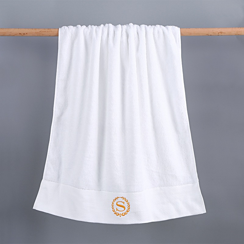 Five-star hotel cotton jacquard towel cu...