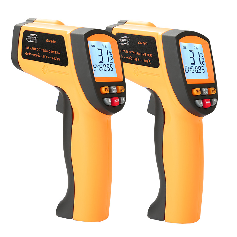 GM700外线测温仪高精度手持测温枪工业电子温度计激光温度计