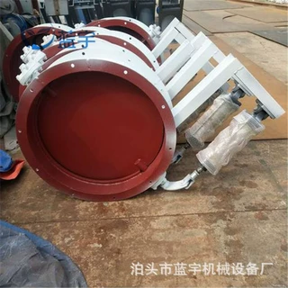 气缸通风蝶阀1200气动风量阀调节风阀除尘冷风阀圆风门不锈钢风阀