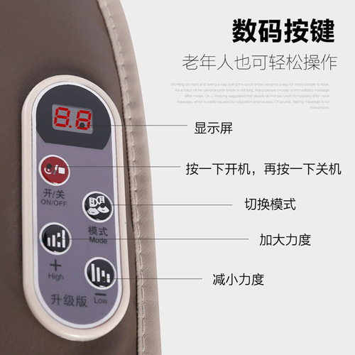 Thoughtful Clean Kneading Massage Shoulders Neck Massager, Car Home Electric Massage Device