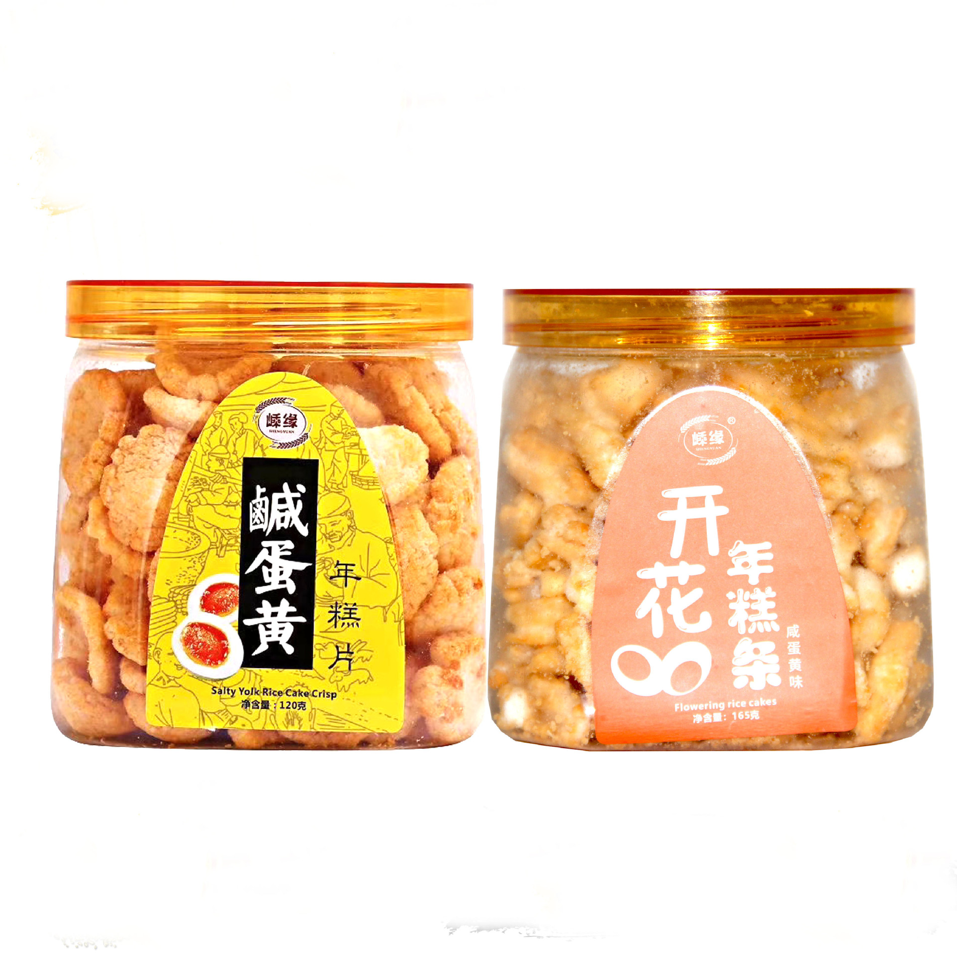 嵊缘咸蛋黄年糕片年糕干开花年糕条嵊州宁波特产炒年糕网红零食|ms