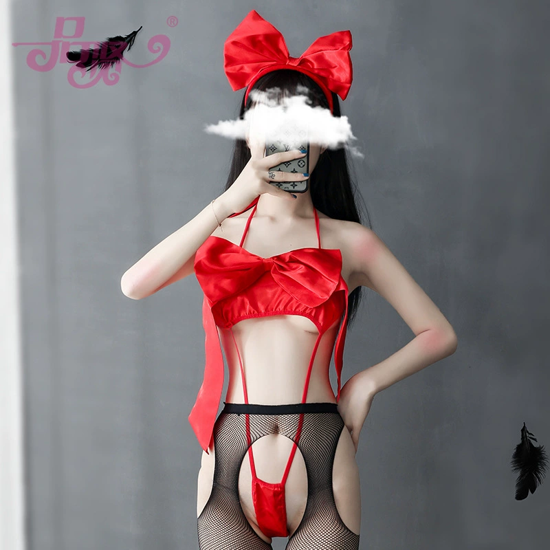 品贤 Underwear, belt with bow, bodysuit