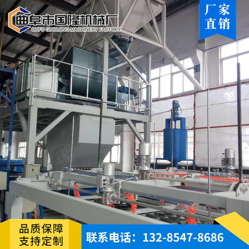 生产玻镁板生产线 防火门芯板设备珍珠岩防火门芯板生产线