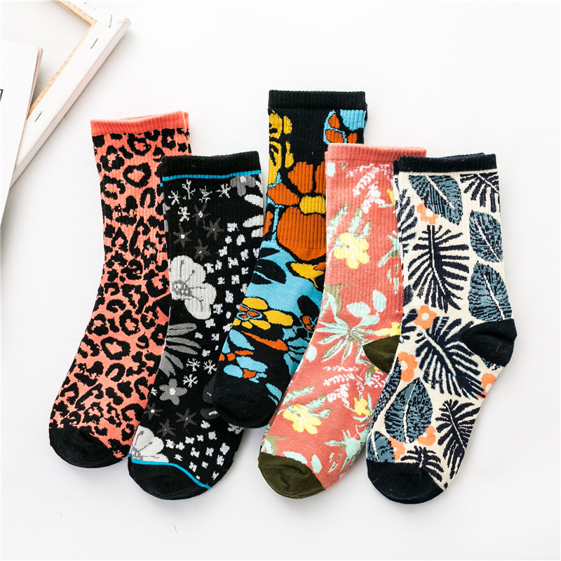 Ins Internet Popular Socks High Stockings Women's Fashionable Vance Fashionable Brand Socks Men's Couple's All-Match Korean Style Street Style