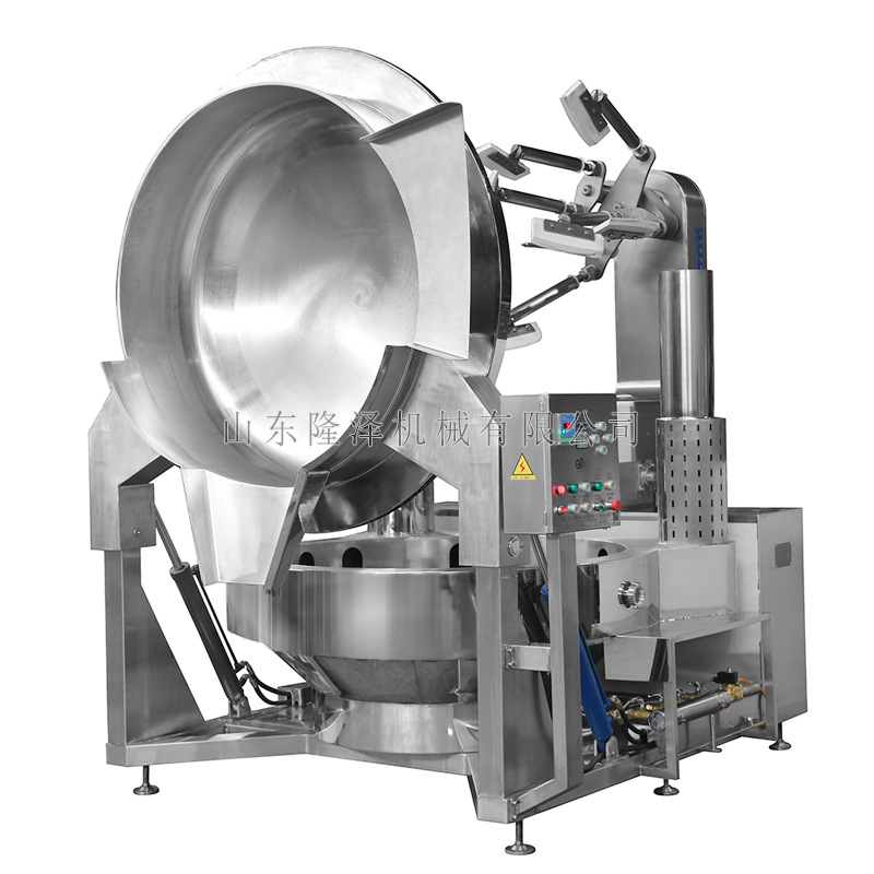 供应650L米线料底料炒料机 大型火锅底料炒锅 隆泽火锅炒料机