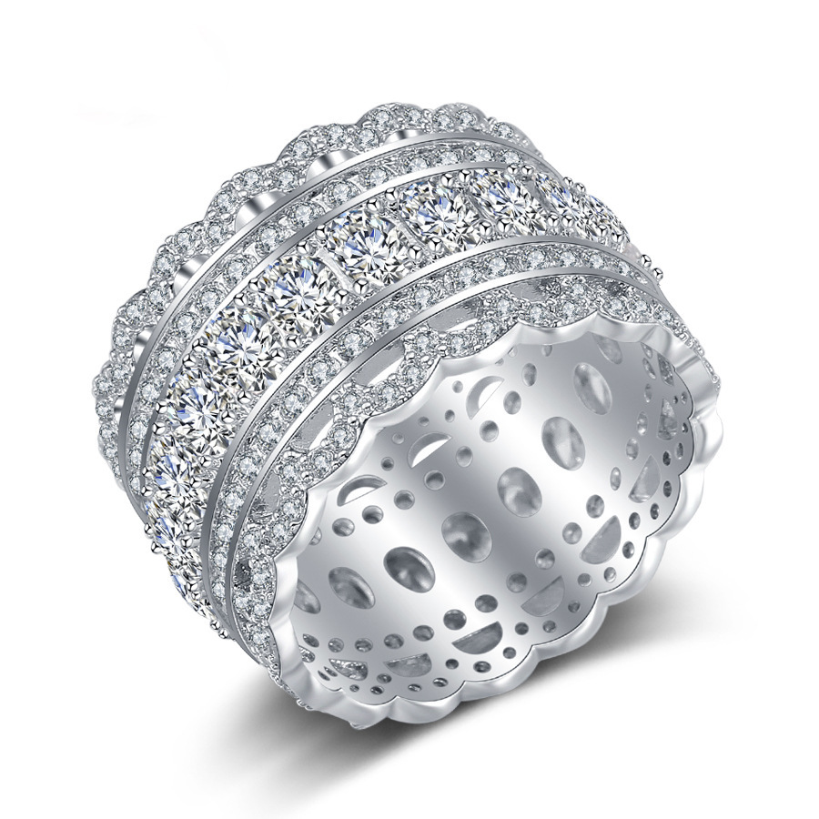 sophisticated copper platinum creative ring