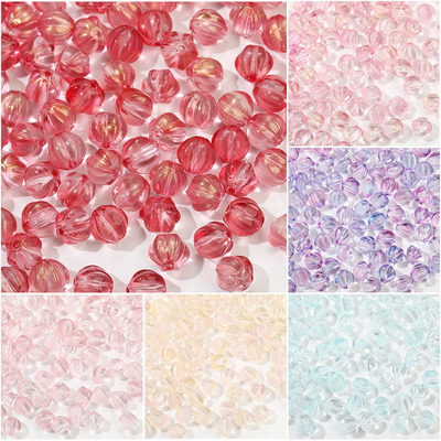 goods in stock wholesale manual diy10 Pumpkin bead Lantern beads Hairpin Ying Luo Antiquity tassels Material Science Colored glaze