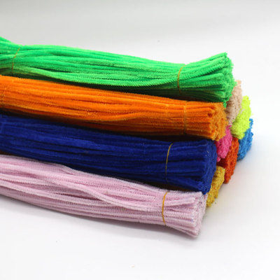 厂家批发扭扭棒儿童diy手工制作材料包毛条毛根幼儿园早教扭扭棒