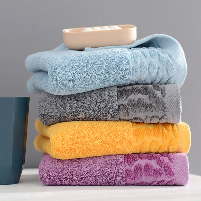 Manufactor wholesale thickening Home Furnishing Daily water uptake Face Towel hotel gift pure cotton Cede towel customized logo