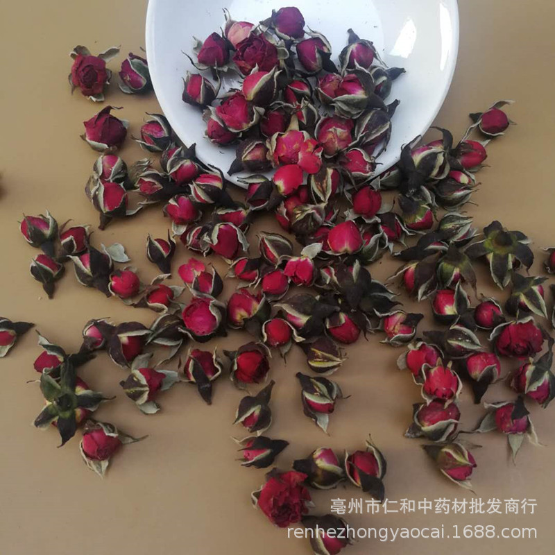 Golden Edge Rose Buds Jin Bian Mei Gui Dried Whole Flowers 500g for Tea and Culinary Use quality and texture