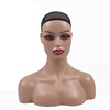 假发模特头 假发半身模特头假发头模 美发剪发造型教学用假发头模|ru