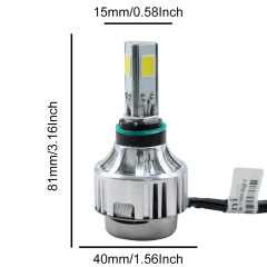 Cross border exclusive M3 motorcycle LED headlights with three claws, super bright electric LED headlights, modified front fog bulb with built-in H4