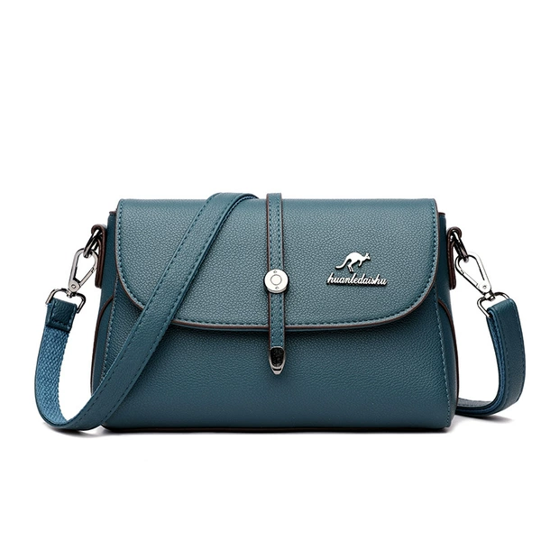 Blue card holder, hand loop bag, with little bears