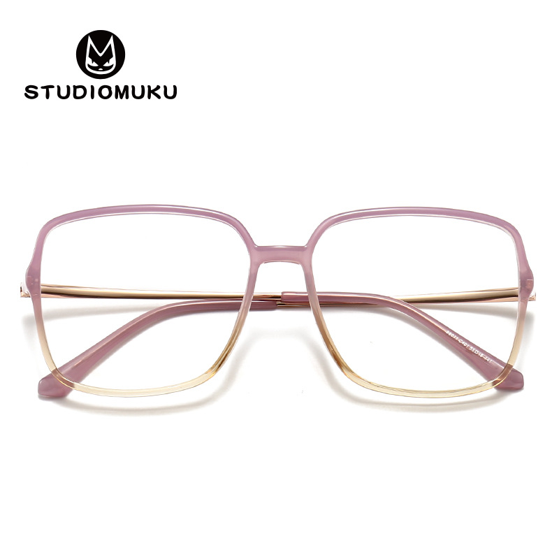 MUKU gafas de Marco grandes gafas de estilo de celebridad de Internet marco puede ser equipado con grados gafas de miopía gafas de moda de estilo coreano de las mujeres