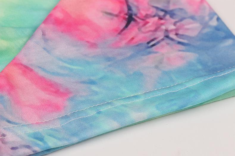 summer hot style women's printed tie-dye pajamas home service NSKX5977