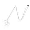 Card stainless steel, necklace, small pendant for beloved, design jewelry, accessory, European style, simple and elegant design, new collection, trend of season