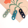 Matte chain, hairgrip, universal fresh hair accessory, Japanese and Korean