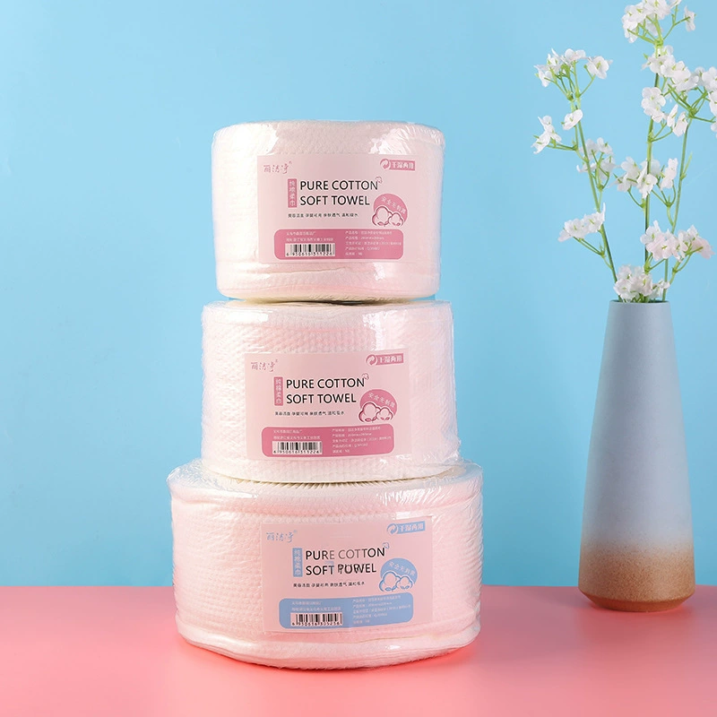 Утолщенное одноразовое очищающее полотенце с жемчужным узором салон красоты полотенце для лица в рулоне хлопковое мягкое полотенце