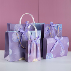 ins簡約風伴手禮禮品袋商務開業活動手提袋禮物袋服裝店包裝紙袋