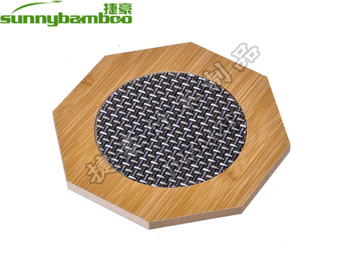 وسائد مستديرة ومربعة لأطباق الخيزران المصنوعة من الخيزران والمبتكرة والعزلة detail image 2