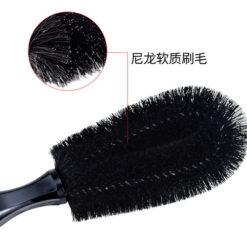 Tire brush, wheel hub brush, special cleaning brush for car washing, wheel hub brush, powerful decontamination, car beauty and cleaning supplies