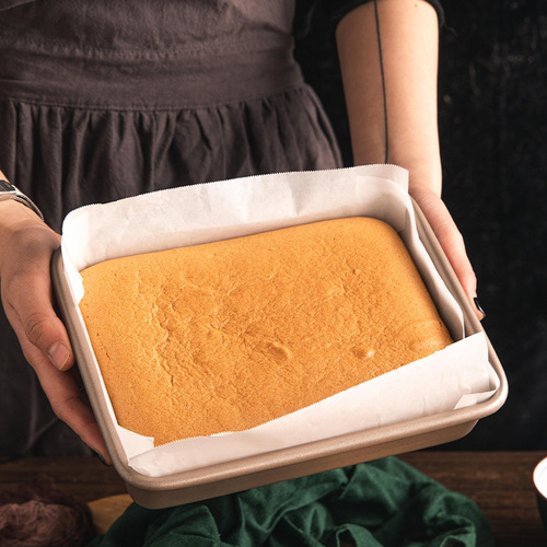 Non-stick deep baking tray oven home use snowflake candy cake roll mold rectangular baking tool nougat
