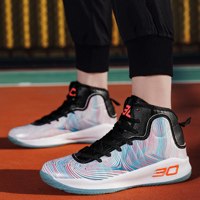 情侣篮球鞋高帮变色龙运动鞋篮球鞋学生跑鞋男女休闲鞋跨境外贸鞋|ms