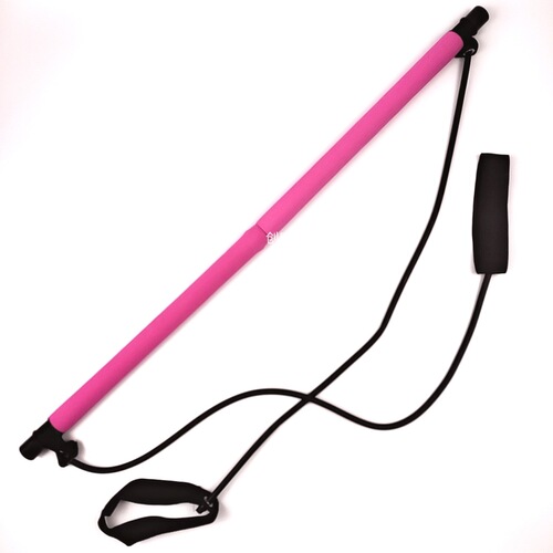 Multi-functional Pilates bar fitness bar yoga rod resistance band chest expander arm bar glute lifter stretching resistance bar