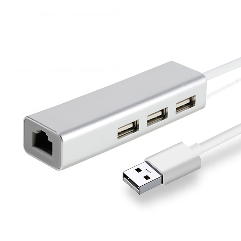 USB3.0 Gigabit Network Card with 3 HUB 3.0 Hub usb to rj45 External Wired LIN Adapter