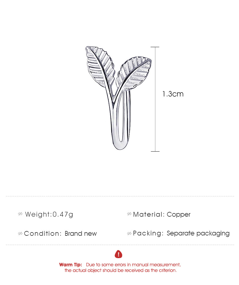 Clips D&#39;oreille De Feuille D&#39;arbre Simple Coréen display picture 1