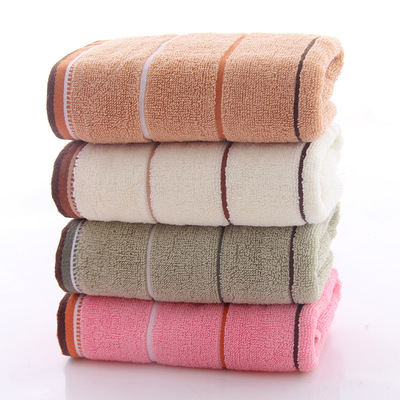 32 Solid cotton material towel adult household Wash one's face Washcloth gift customized logo direct deal