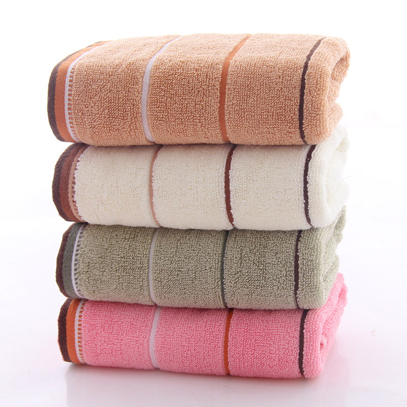 32 Solid cotton material towel adult household Wash one's face Washcloth gift customized logo direct deal
