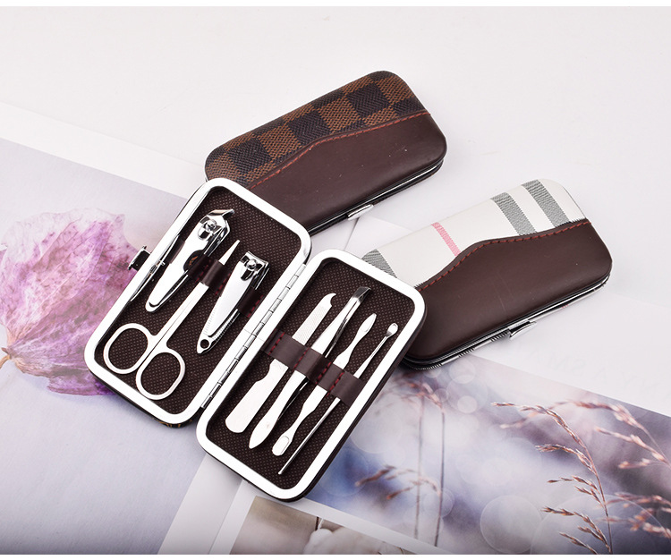 Geometric Pattern Fashion Geometric Stainless Steel Nail Scissors 1 Set